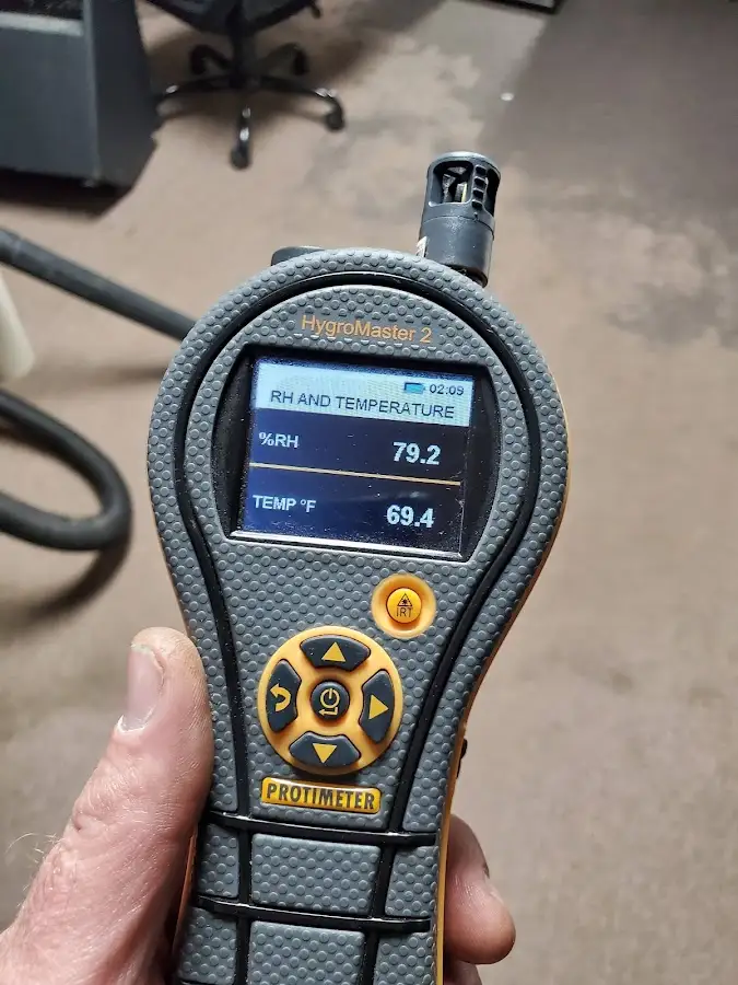 Moisture meter humidity assessment for Fire & Smoke Damage Restoration in Rockton